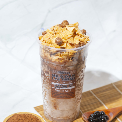 Milo dầm dừa sấy