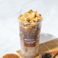 Milo dầm dừa sấy