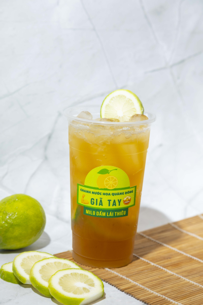 Trà chanh giã tay